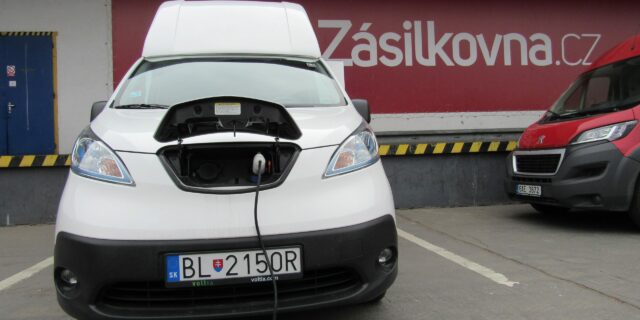 Zásilkovna testovala dodávku Nissan na elektrický pohon