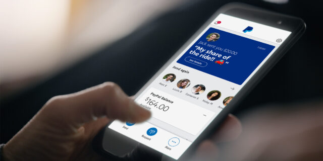 PayPal vylepšil svou mobilní aplikaci, je přehlednější