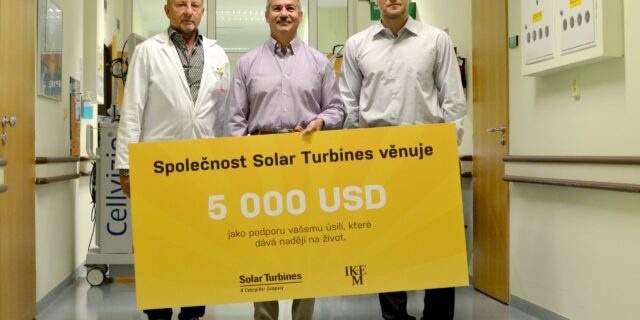 Společnost Solar Turbines podpořila finančně výzkum IKEMu