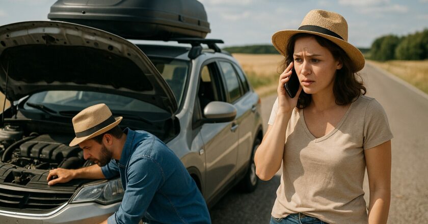 Porucha auta na cestě na dovolenou: Jak se připravit a co dělat, když vás překvapí?