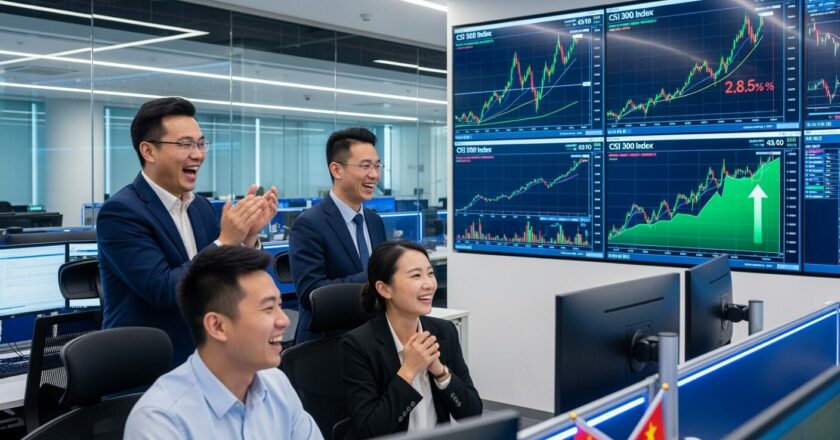 Čínský drak burzy se probouzí: Překonává Wall Street a láká investory