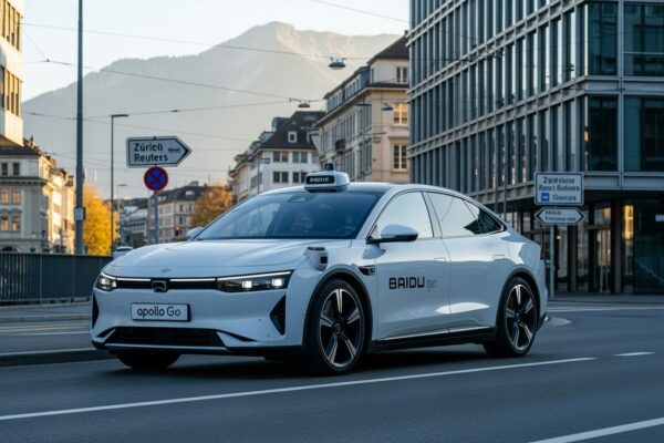 Evropo, připrav se: Čínská robotaxi od Baidu míří do Švýcarska