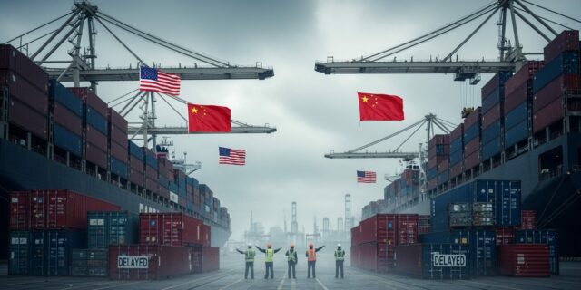 Obchodní válka na moři: Amerika a Čína se přetahují, Evropa krvácí