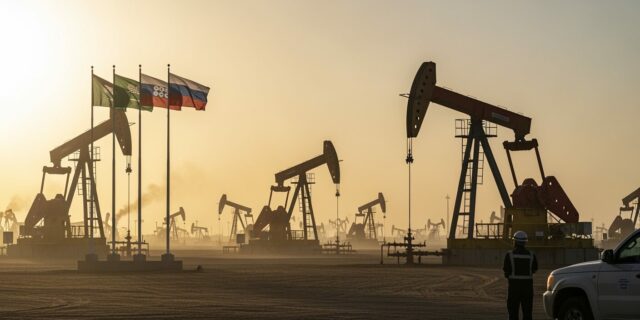 OPEC+ mírně zvyšuje produkci ropy: obavy z přebytku nabídky rostou
