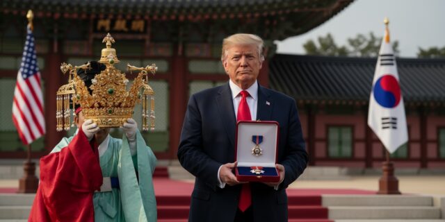 Trump a zlatá koruna: Jižní Korea hraje na diplomatické struny