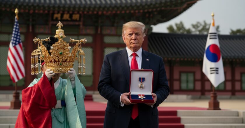 Trump a zlatá koruna: Jižní Korea hraje na diplomatické struny