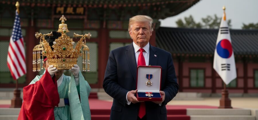 Trump a zlatá koruna: Jižní Korea hraje na diplomatické struny