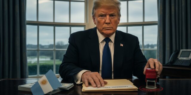 Trumpova podmínka pro Argentinu: Ekonomická pomoc s politickým háčkem