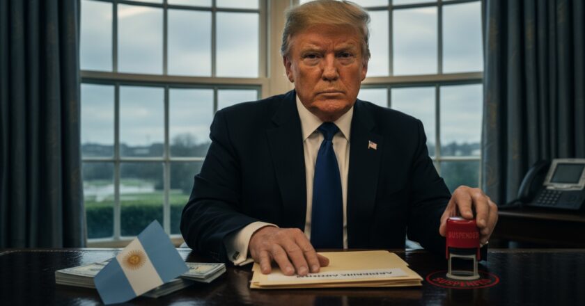 Trumpova podmínka pro Argentinu: Ekonomická pomoc s politickým háčkem