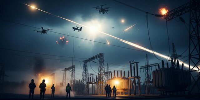 Ukrajina očekává útok dronů na elektrárny