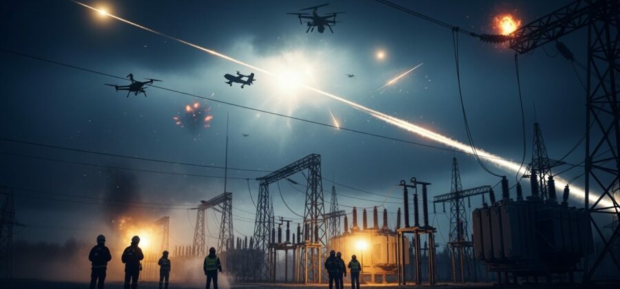 Ukrajina očekává útok dronů na elektrárny