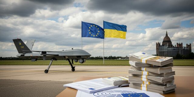 Von der Leyenová slíbila Ukrajině 2 miliardy eur na drony a schválila půjčku na reparace