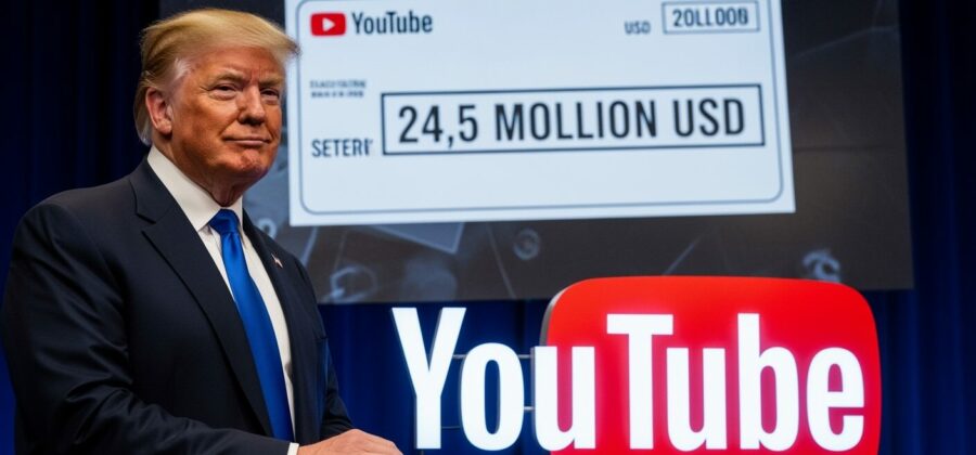 YouTube zaplatil Trumpovi 24 milionů dolarů v rámci urovnání sporu o pozastavení účtu