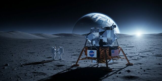 Závod o Měsíc se znovu rozjíždí: NASA hledá nový přistávací modul