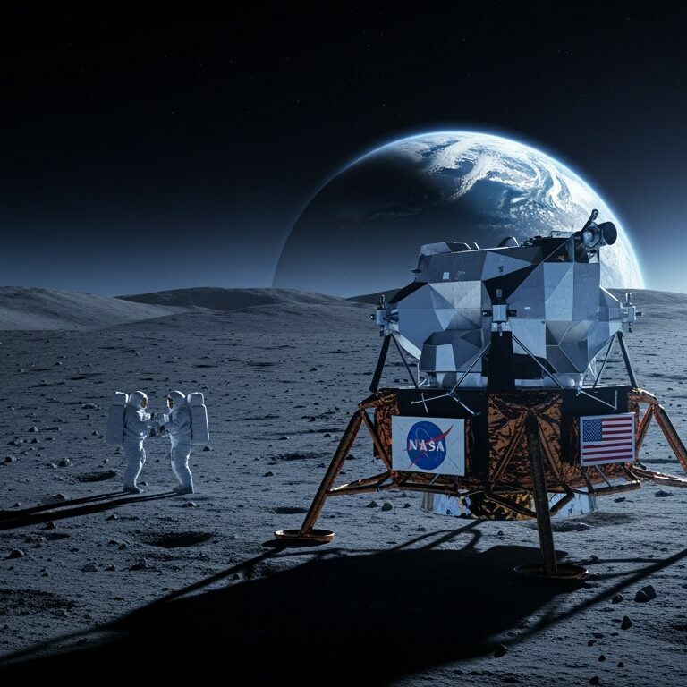Závod o Měsíc se znovu rozjíždí: NASA hledá nový přistávací modul