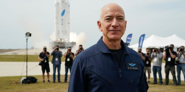 Bezos porazil Muska v závodě o Mars. Aspoň na chvíli