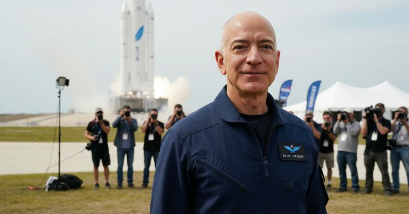 Bezos porazil Muska v závodě o Mars. Aspoň na chvíli