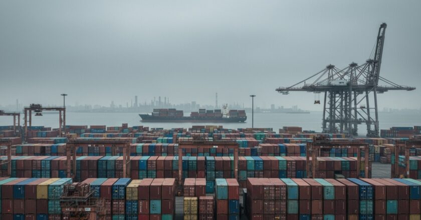 Čínský export v potížích. Cla z Ameriky dusí poptávku i globální řetězce