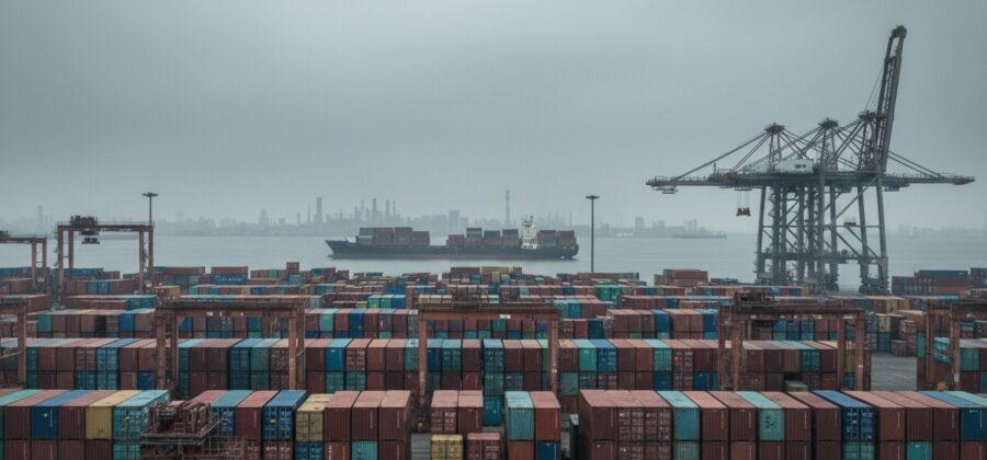 Čínský export v potížích. Cla z Ameriky dusí poptávku i globální řetězce