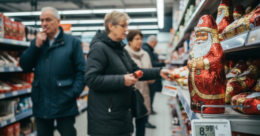 Čokoládový Santa zdražil. A Němci zjišťují, že vánoční atmosféra má letos příchuť inflace