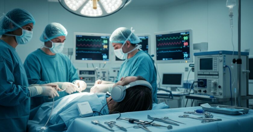 Hudba léčí: v operačním sále snižuje dávky léků a urychluje probuzení