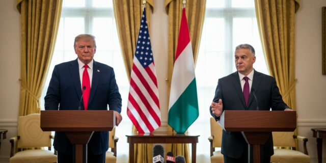 Orbánův americký deštník: Trump jako poslední štít před bruselským hněvem