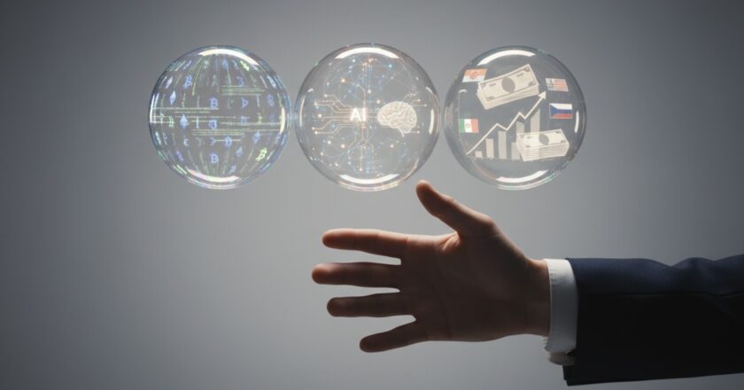 Tři bubliny, které mohou prasknout podle Davosu. Kryptoměny, umělá inteligence a dluh