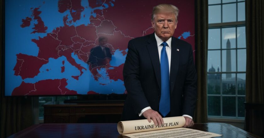 Trump schválil mírový plán pro Ukrajinu. Kyjev o něm téměř nic neví