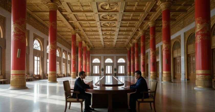 Macron v Pekingu: Když se Evropa snaží hrát roli, kterou jí nikdo nenabídl