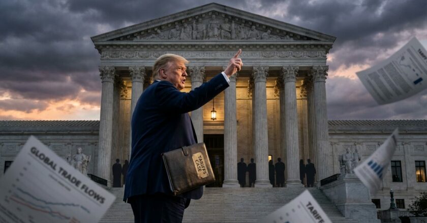 Trump bojuje o cla. Rozhodne devět soudců