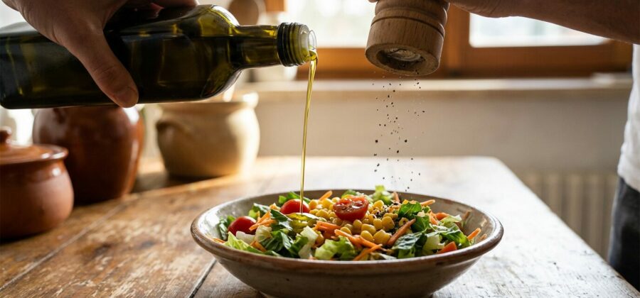 Černý pepř a olivový olej – zdravější než si myslíte