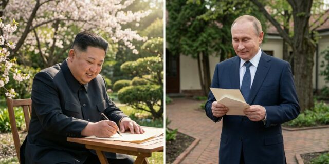 Když diktátoři píší milostné dopisy: Kim slibuje Putinovi věrnost navěky