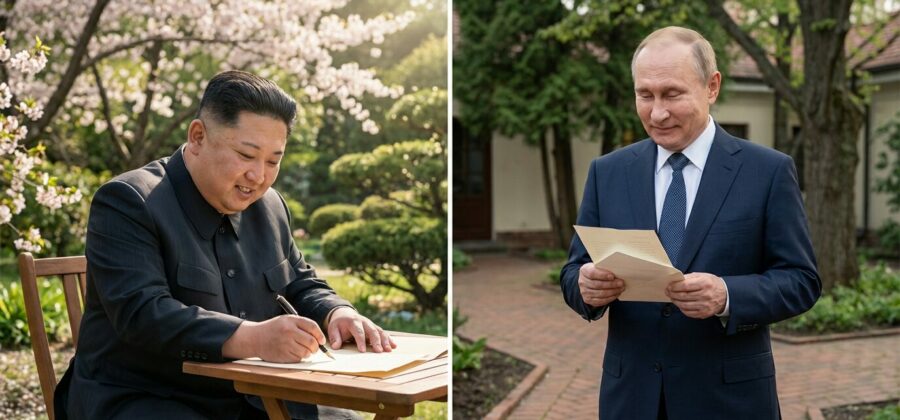 Když diktátoři píší milostné dopisy: Kim slibuje Putinovi věrnost navěky