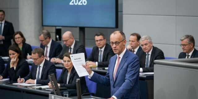 Merz chce z roku 2026 udělat „okamžik nových začátků