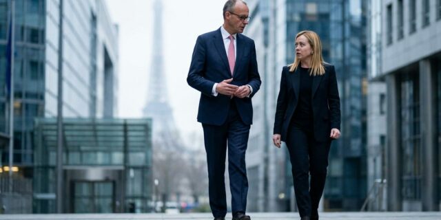 Nový mocenský pár EU: Merz a Meloni