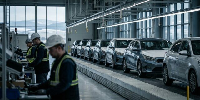 Slovensko vyrábí víc aut na hlavu než Německo. Jak je to možné?