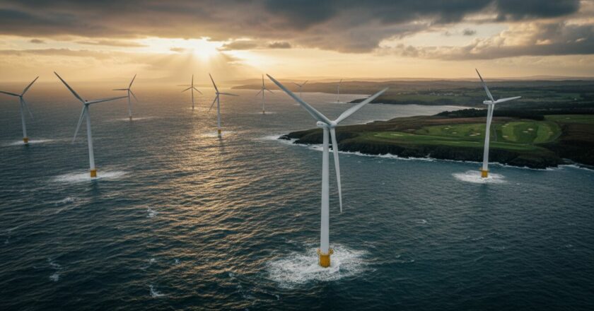 Starmer sází na větrníky. I když budou foukat Trumpovi do golfu 