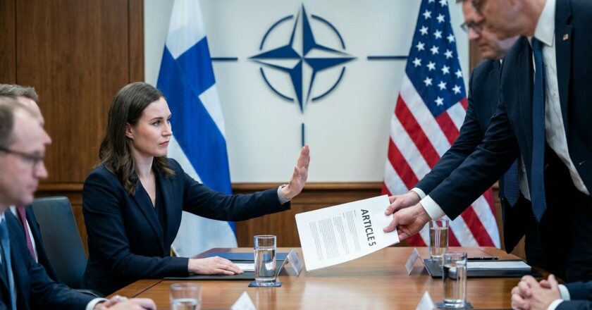 Finsko varuje USA: Neplýtvejte slovy o článku 5