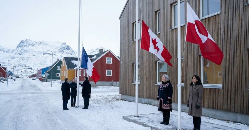 Kanada otevírá konzulát v Grónsku. A Trump v tom hraje hlavní roli