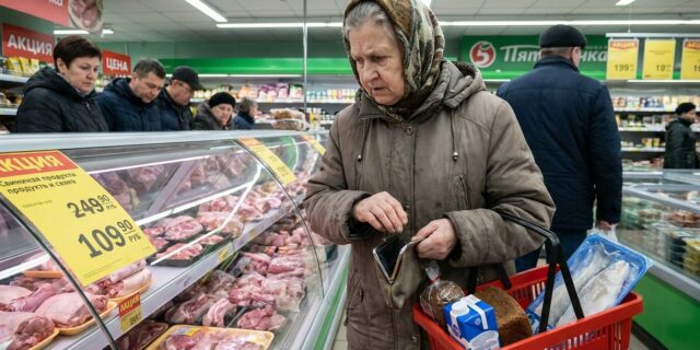 Putin může vyhrávat bitvy. Ale prohrává nákupní košík