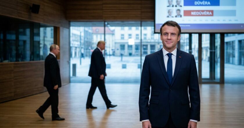 Macron vede, Putin a Trump propadli. Důvěra Čechů k zahraničním lídrům má jasný vzorec