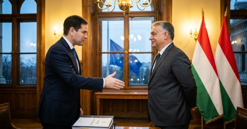 Rubio v Budapešti: Když americký ministr rozdává sliby před cizími volbami