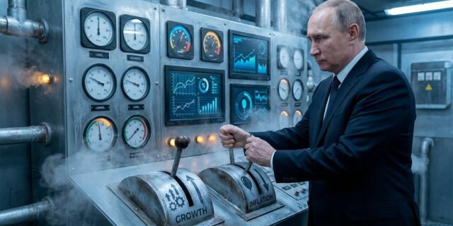 Ruská ekonomika zpomalila na jedno procento. Putin mluví o úspěchu