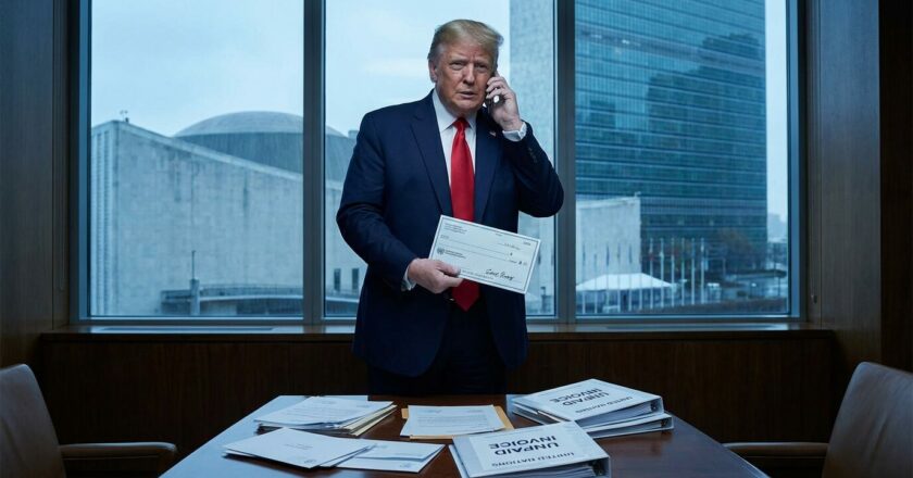 Trump nabízí OSN záchranu. Ale zaplatí Amerika sama?