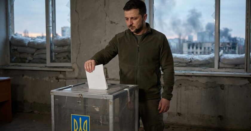 Zelenskyj chce volby. Uprostřed války a pod tlakem Washingtonu