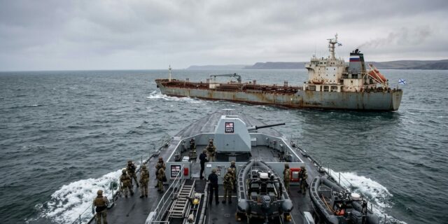 Britské námořnictvo dostalo zelenou: její válečné lodě mohou zabavovat ruské tankery