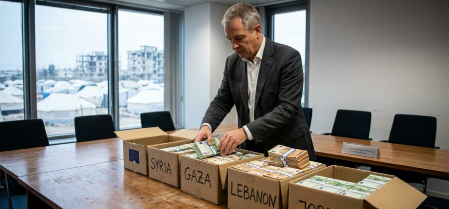 Evropa platí za Blízký východ. Zatímco Amerika couvá, Brusel posílá 458 milionů eur