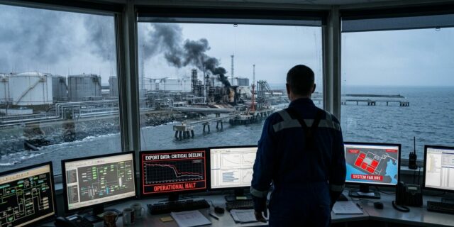 Ukrajina zasáhla ruský obchod s ropou. Export padá o desítky procent