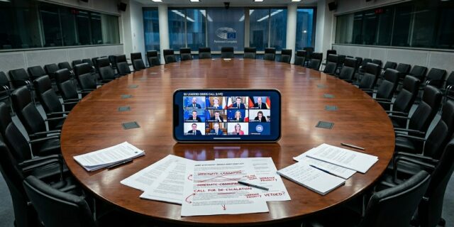 Když Evropa hledá společný jazyk, zatímco rakety létají nad Perským zálivem