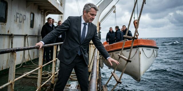 Kapitán Svobodných demokratů opouští palubu, ale nechce z lodi